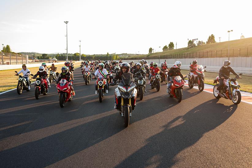 Riders at World Ducati Week