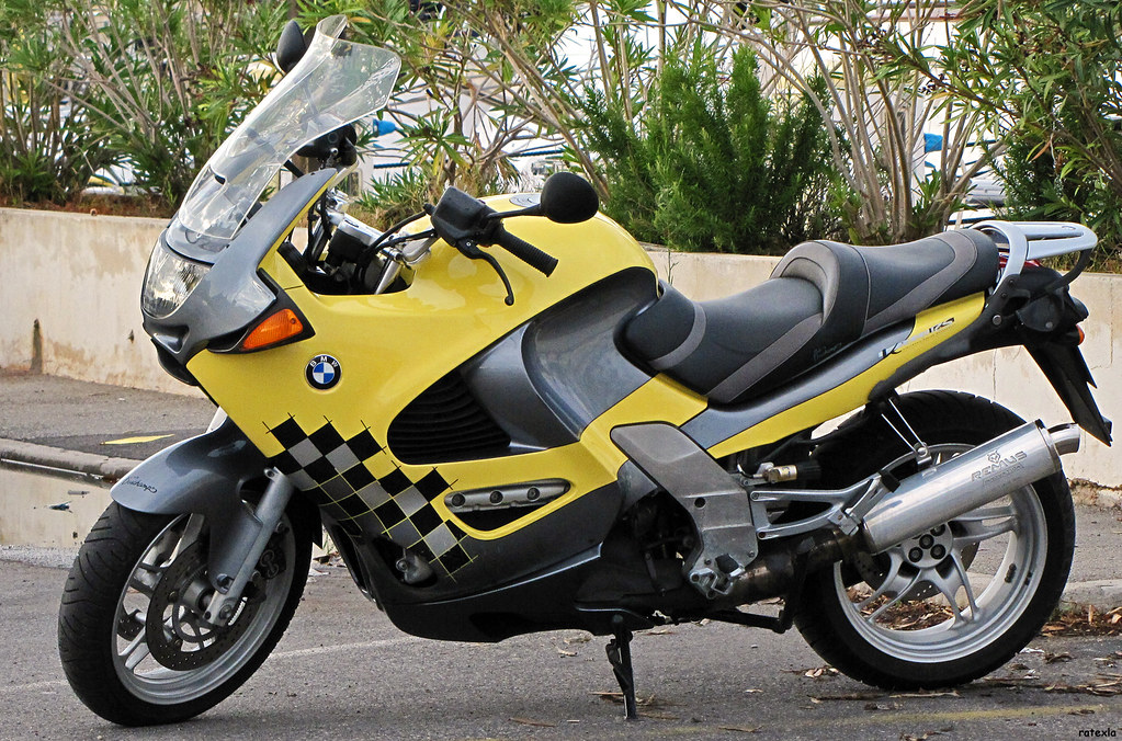 20090921_53 Yellow BMW motorcycle in Antibes, France | Flickr