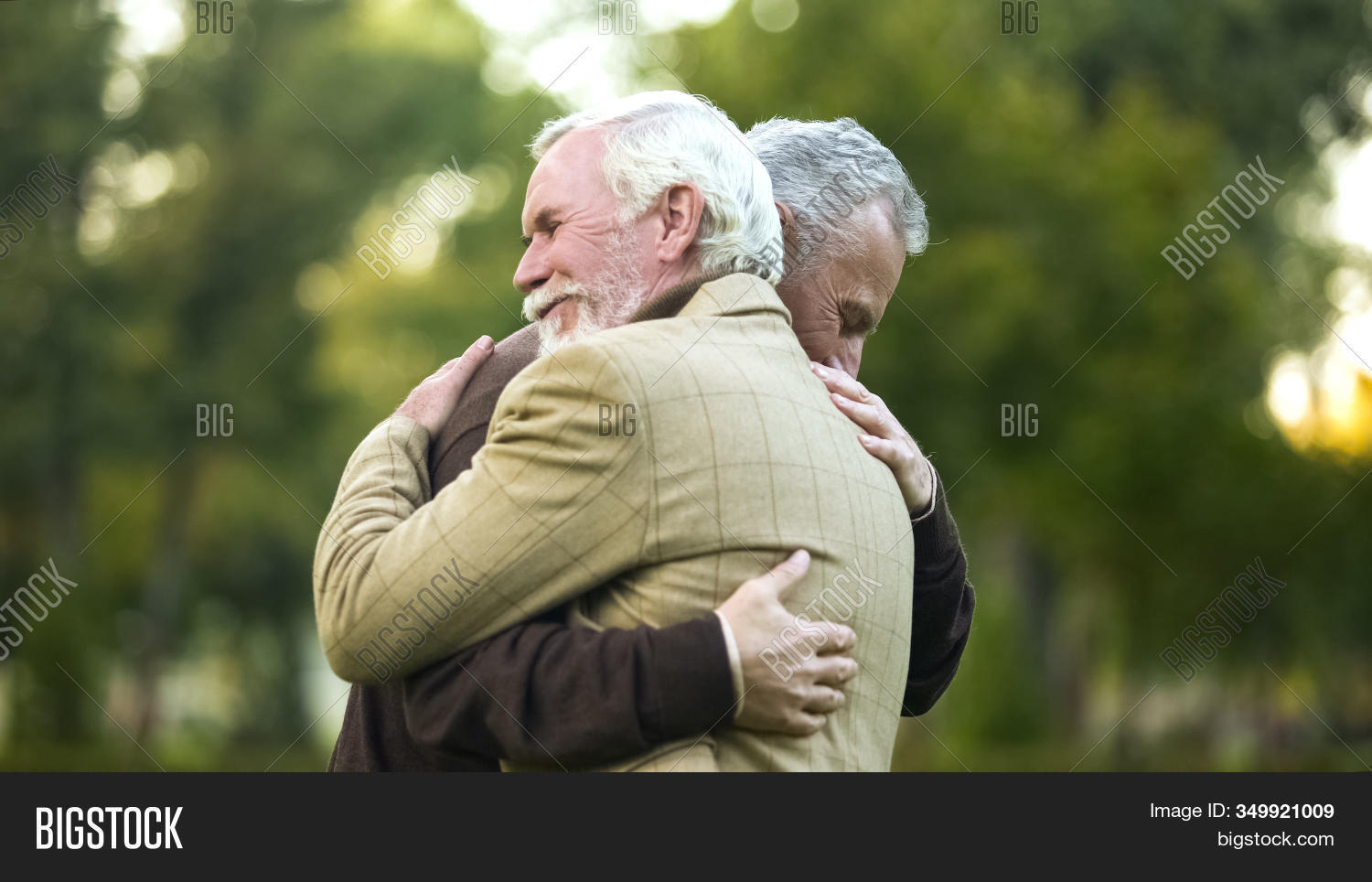 Mature Men Hugging, Image & Photo (Free Trial) | Bigstock
